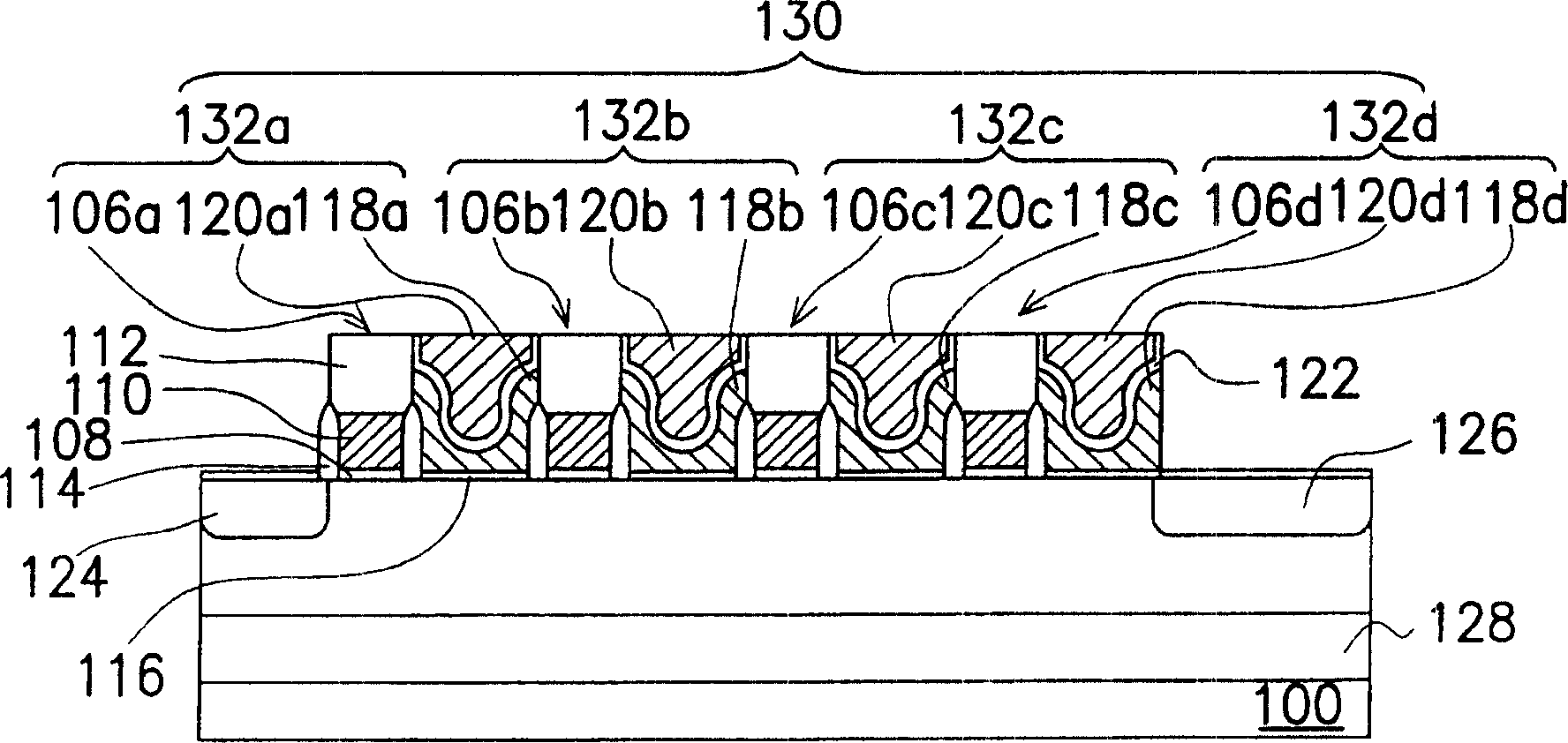 Flash memory unit, flash memory unit array and mfg. method thereof