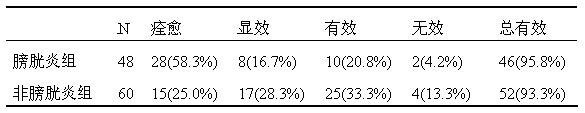 Application of traditional Chinese medicine composition in preparation of drug for treating urinary system infection