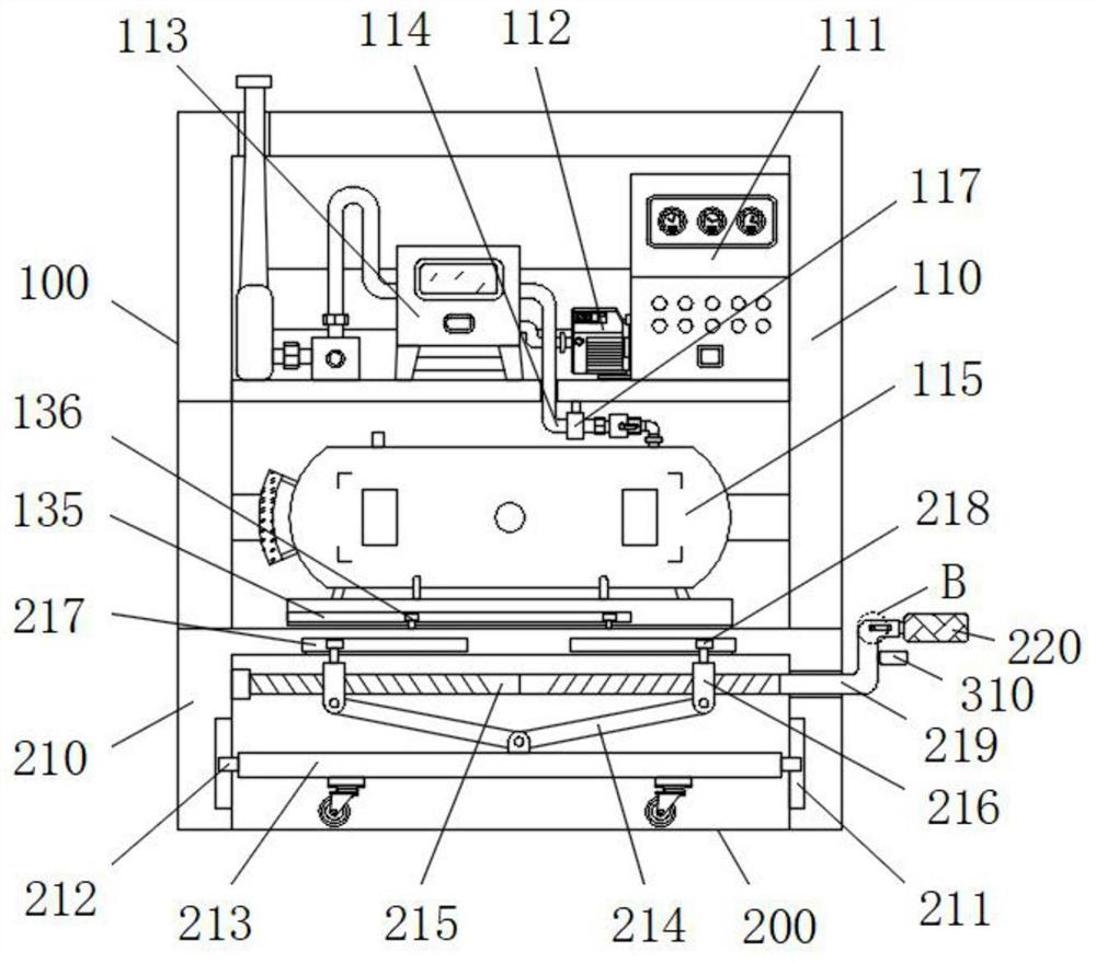 SF6 gas inlet pressure self-adaptive rapid recovery device