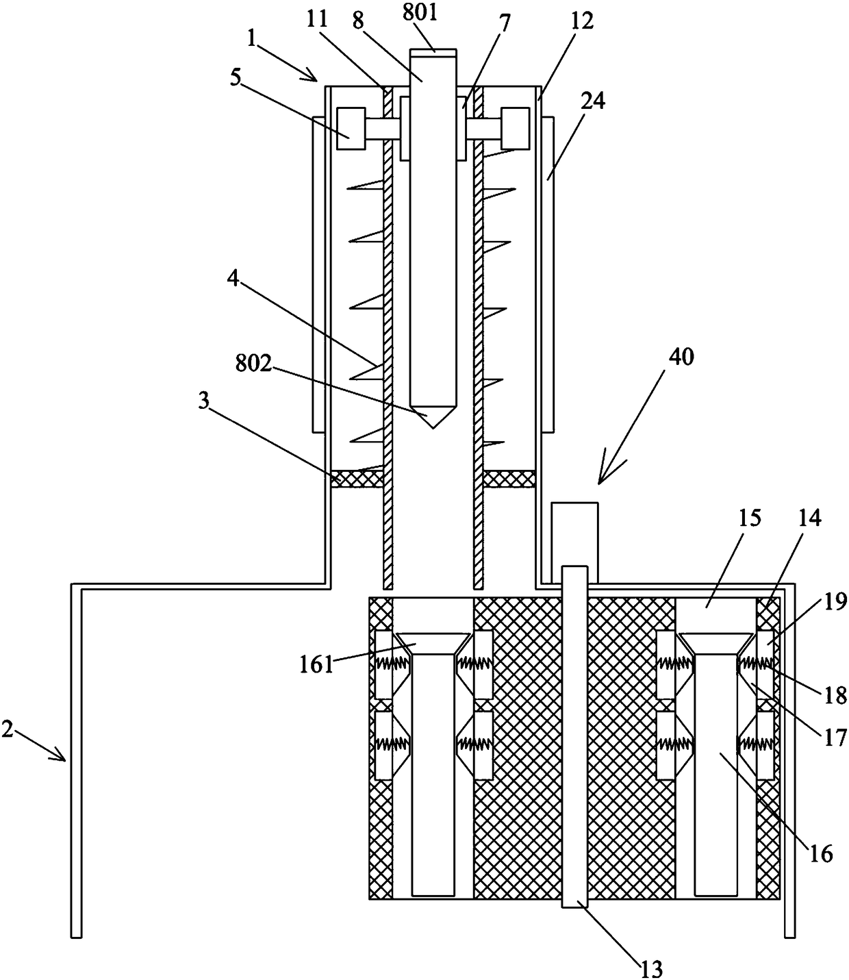 Environment-friendly rust-proof installation device for building decoration