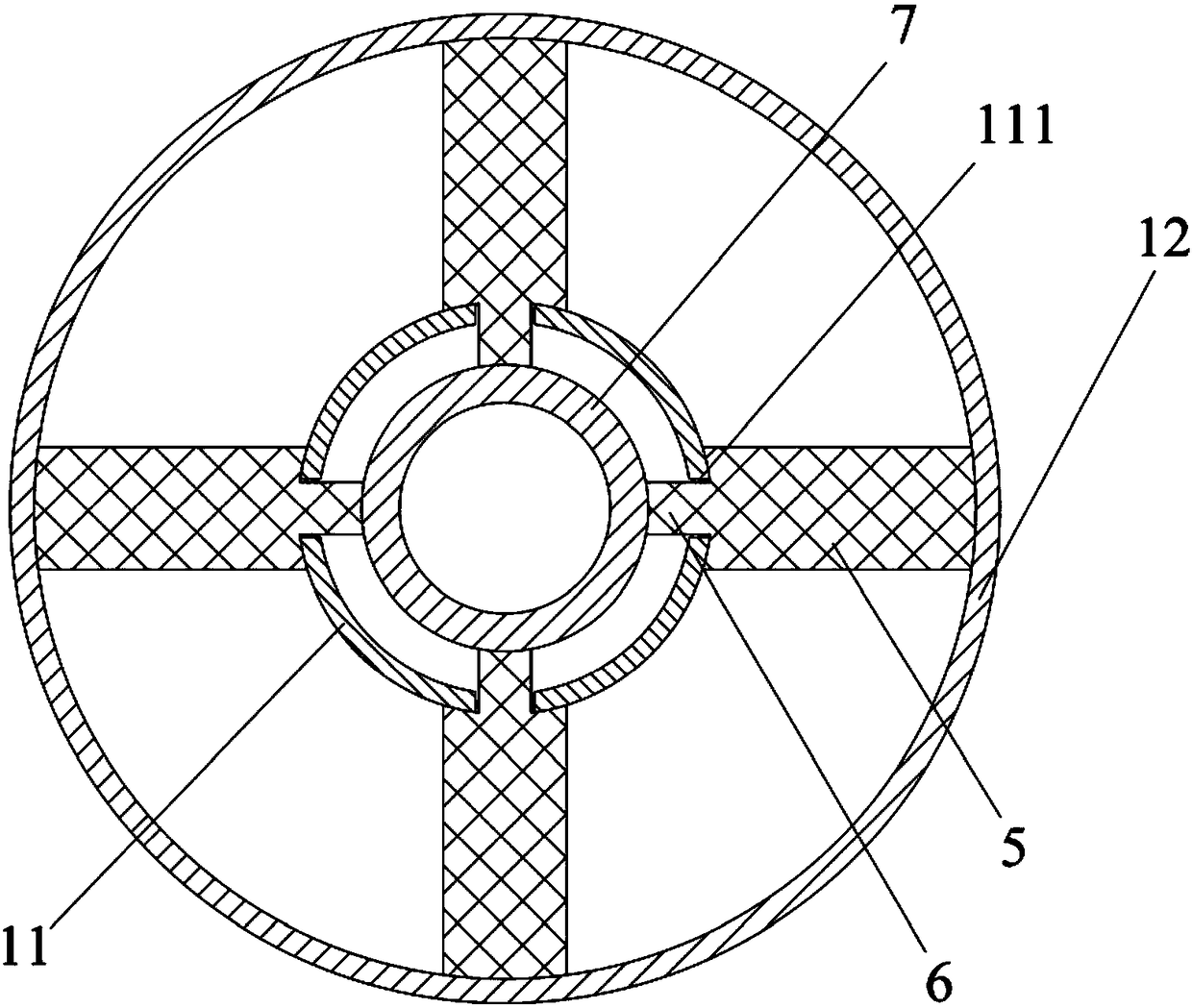 Environment-friendly rust-proof installation device for building decoration