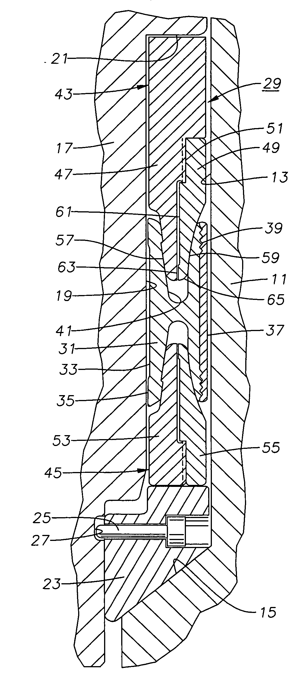 Flex-lock metal seal system for wellhead members