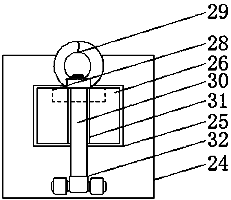 Hand-pushed dining car provided with damping mechanism