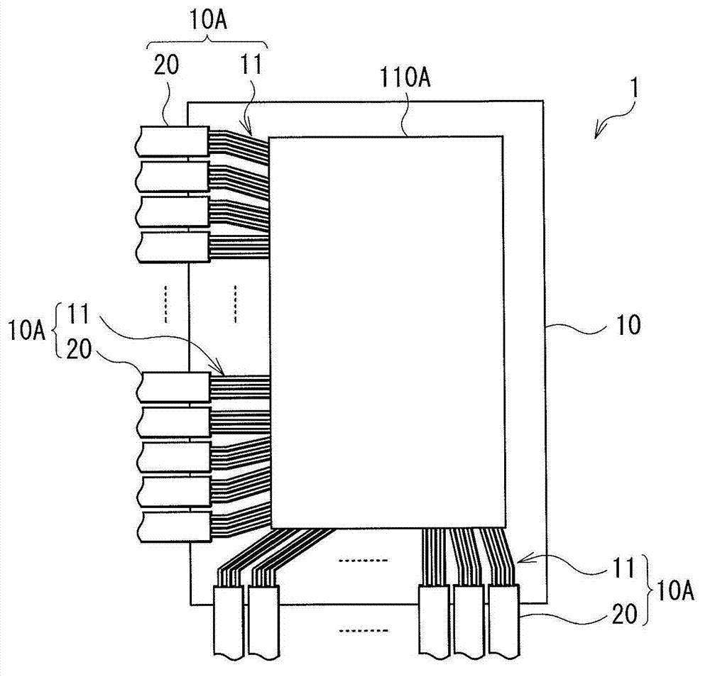 Circuit board, display module, and electronic apparatus