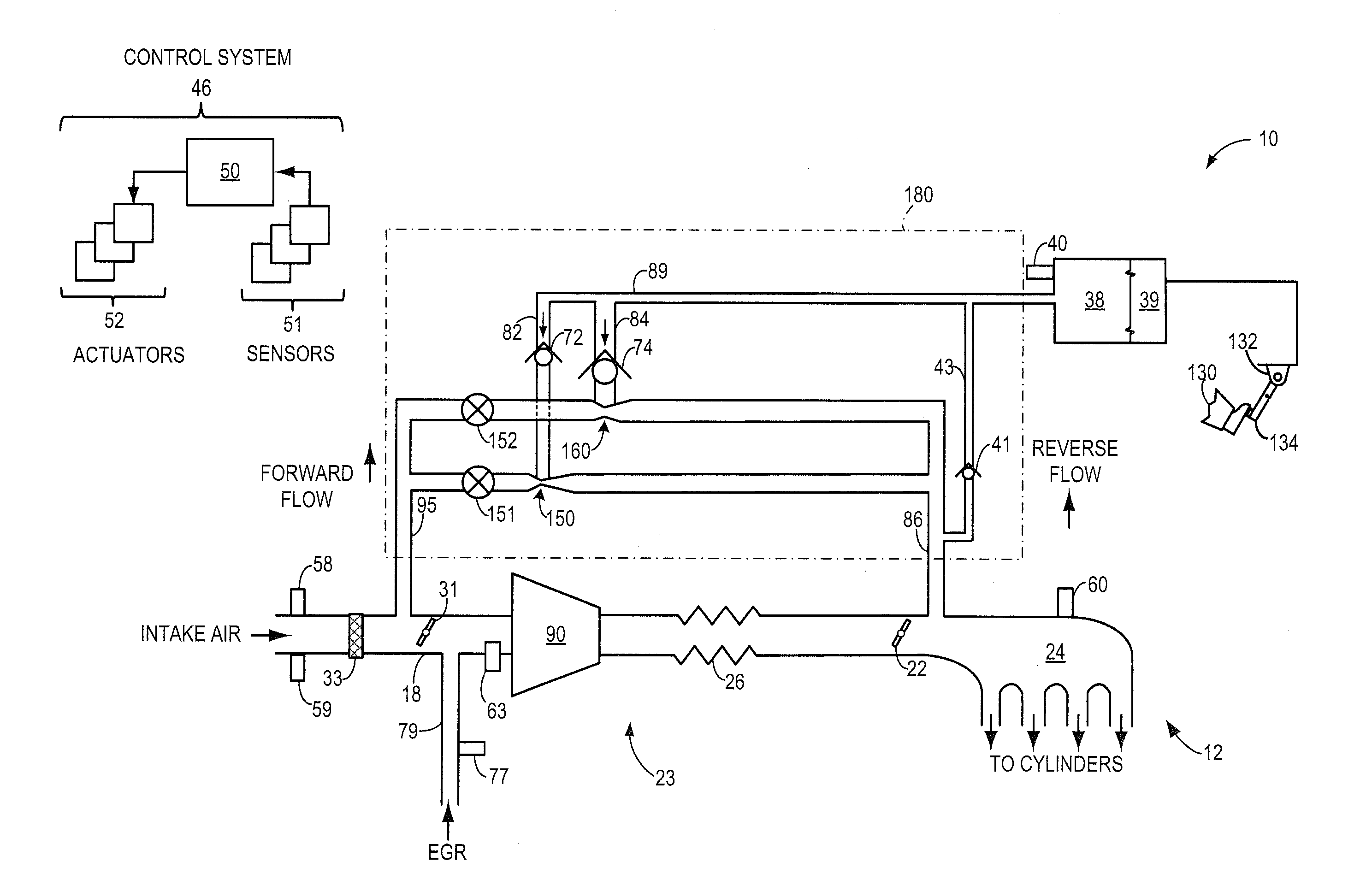 Parallel aspirator arrangement for vacuum generation and compressor bypass