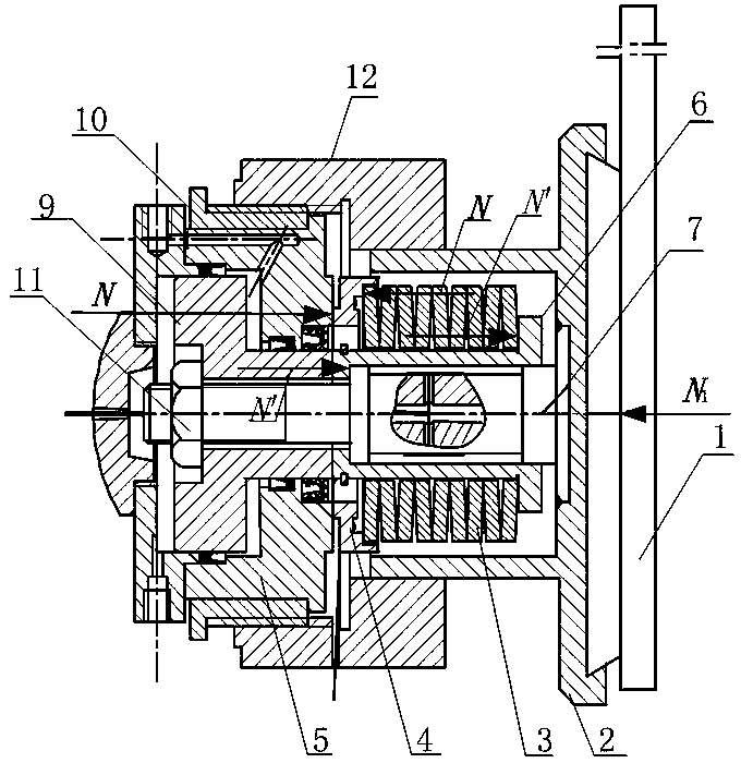 A disc brake for diagnosing brake failure and monitoring braking force