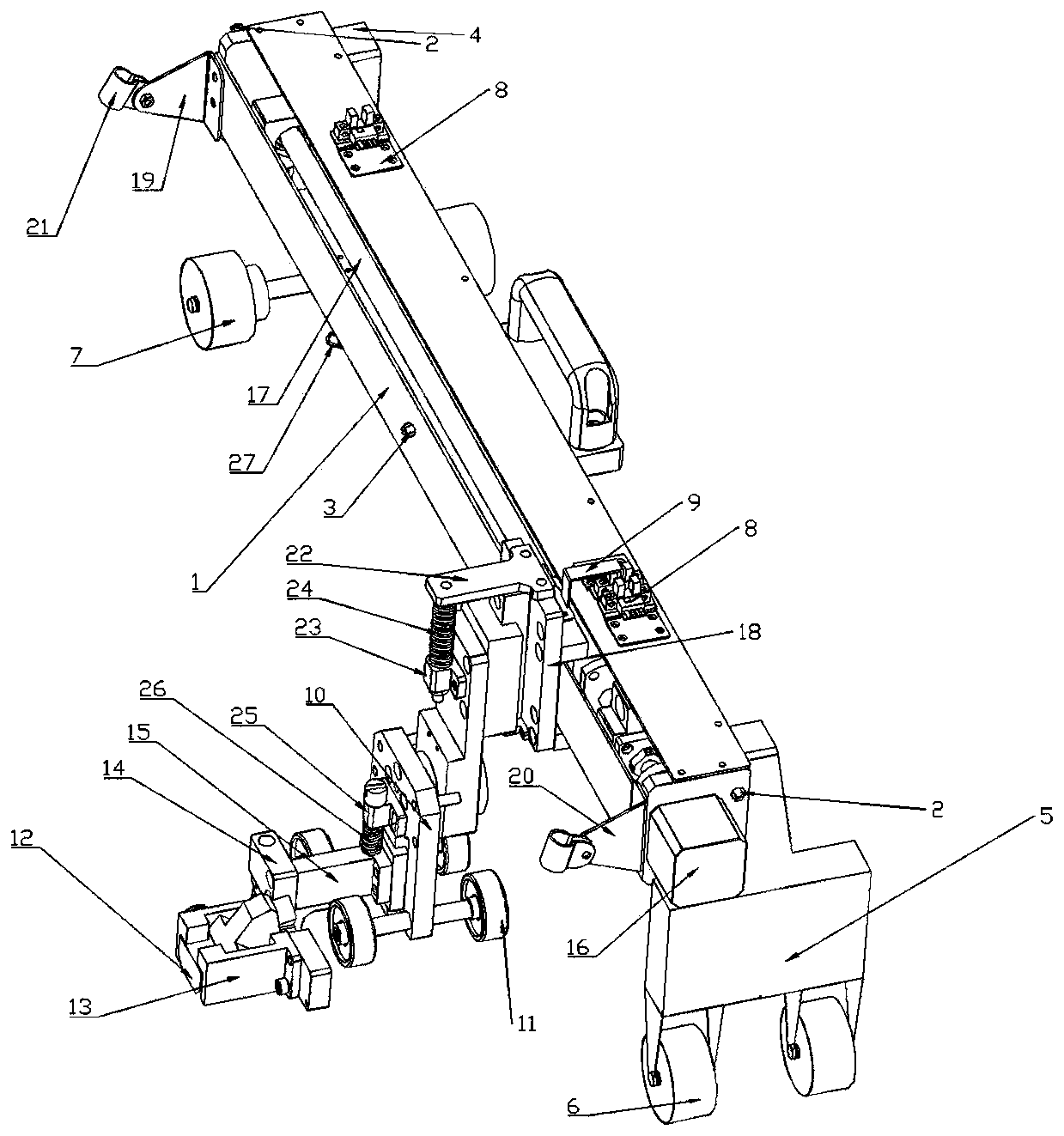 Scanning frame and path planning method thereof