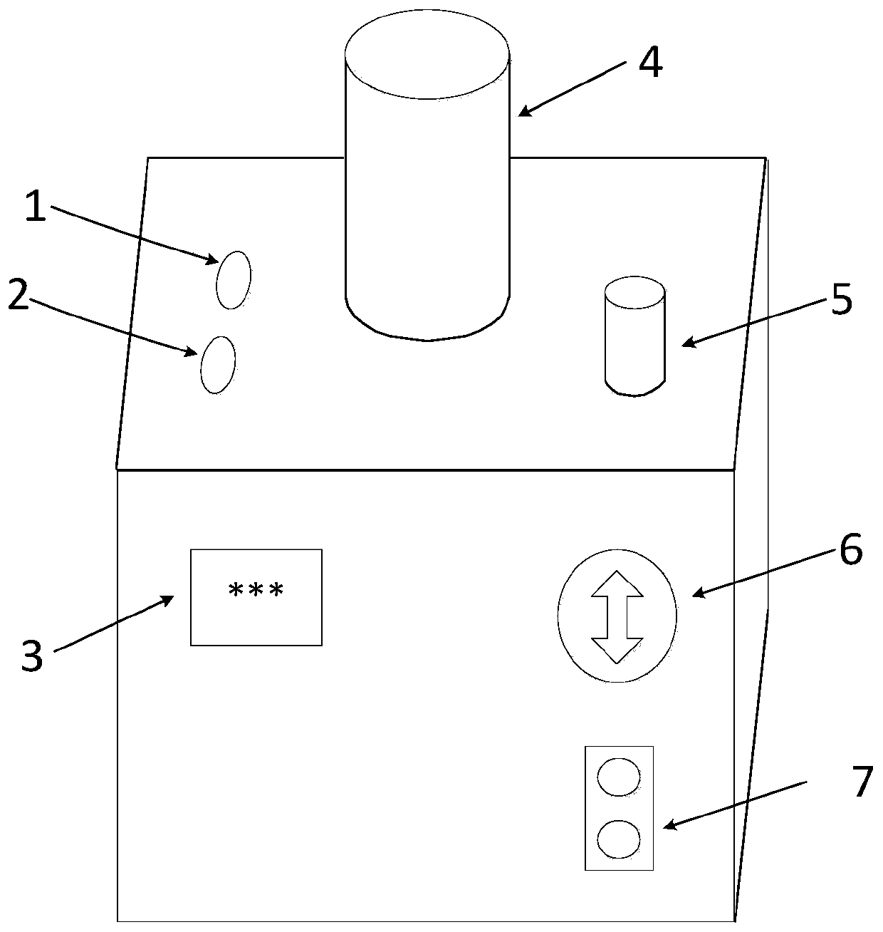 A high-voltage and high-current coaxial cable joint pressing device