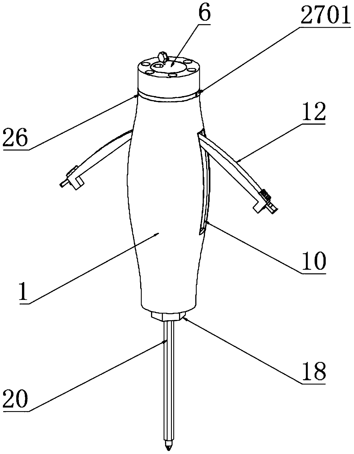 Portable multi-functional labor-saving screwdriver