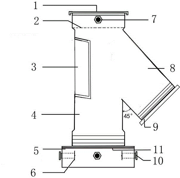 Collection transfer tube applicable to insect intercept net