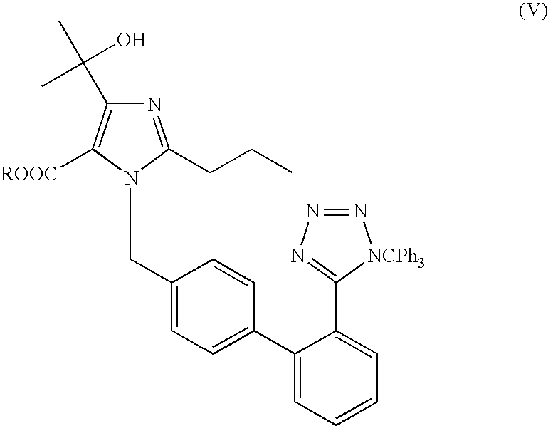 Process for preparing trityl olmesartan medoxomil and olmesartan medoxomil