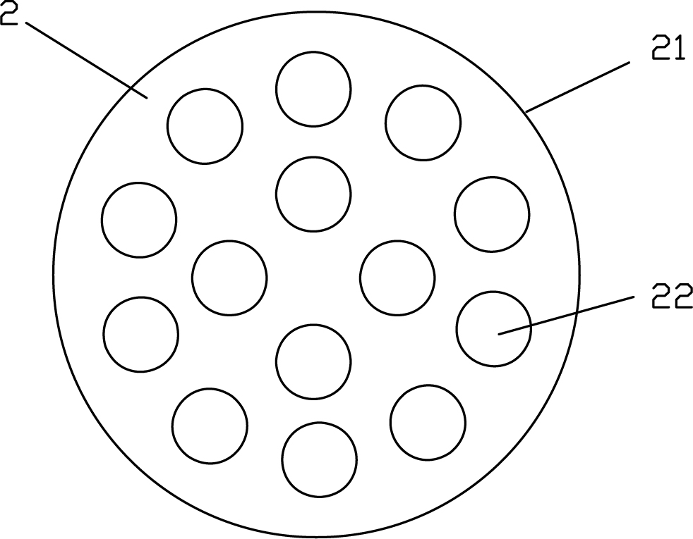 Concentration device for high-concentration and high-viscosity liquid