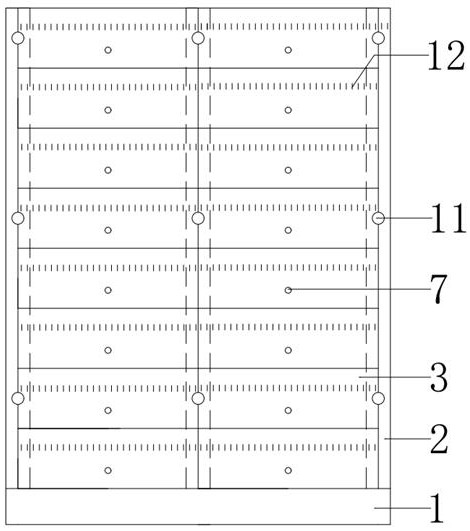 Pre-stressed anchor cable-reinforced earth retaining wall combined supporting and retaining structure and construction method thereof