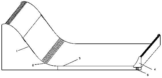 Energy dissipation structure capable of adjusting tail sill height of stilling basin and adjusting method thereof