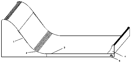 Energy dissipation structure capable of adjusting tail sill height of stilling basin and adjusting method thereof