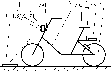 Shared bicycle parking system