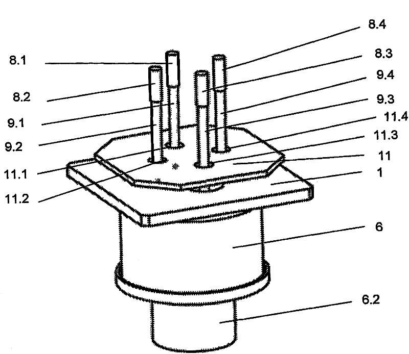 Method and apparatus for producing silicon thin rods