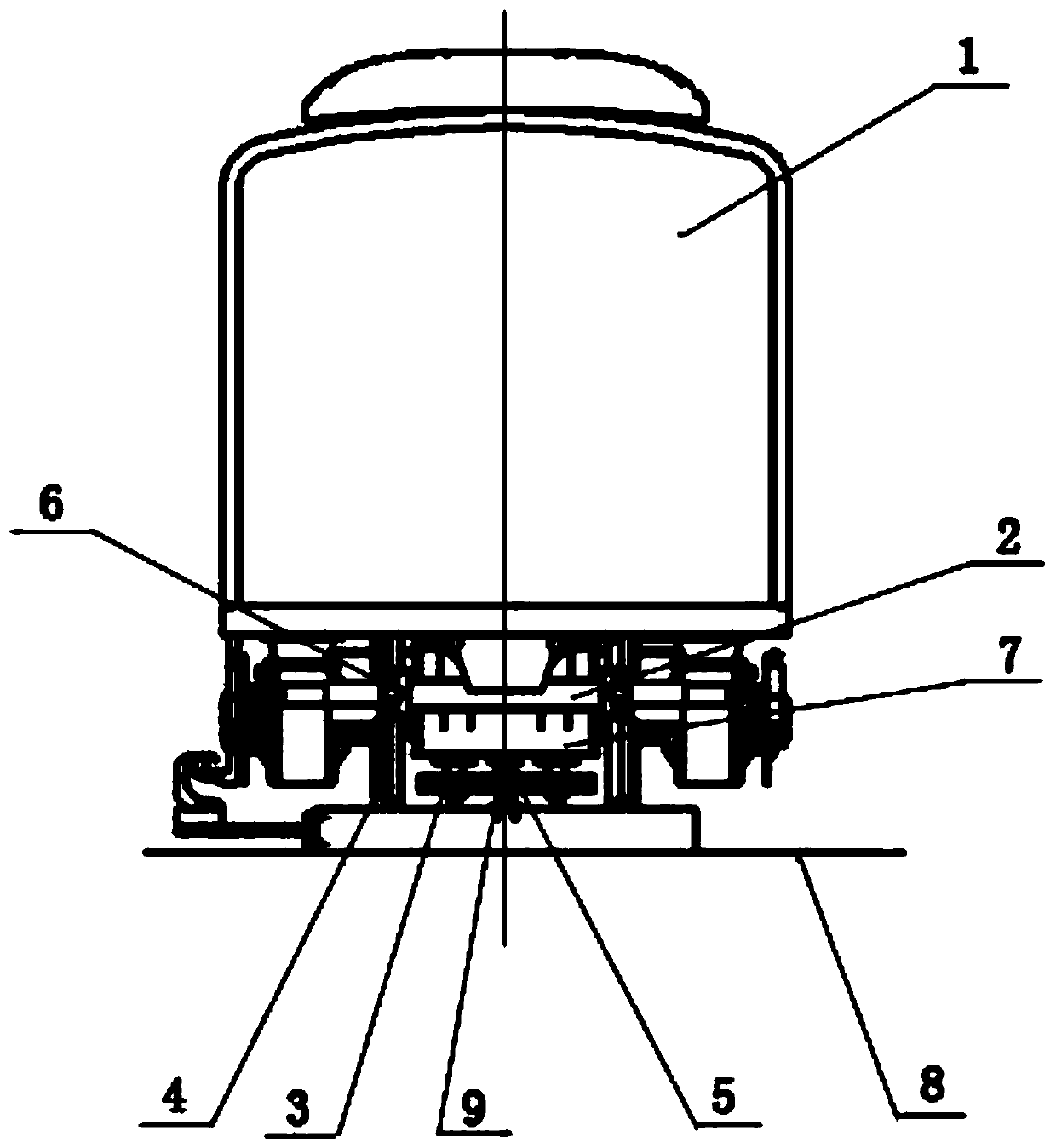 Curve slope climbing rack rail train