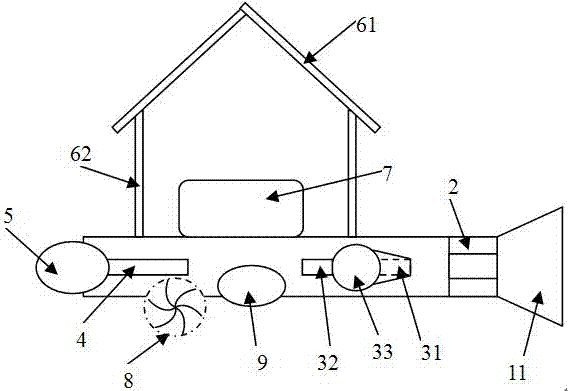 Device for collecting garbage on water for water conservancy project