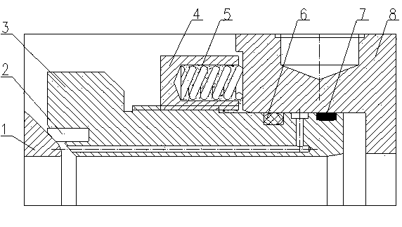 Large-caliber upwardly-installed fixed ball valve