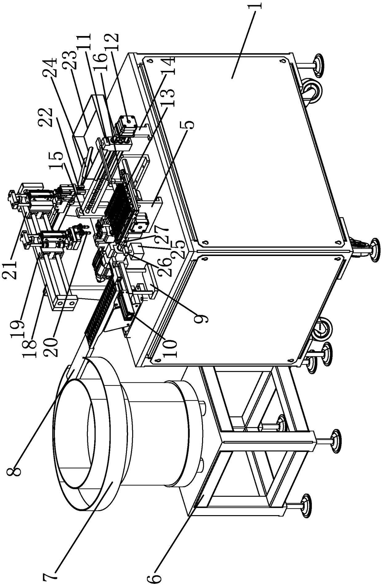 Grab mechanism of high-precision spot welding machine