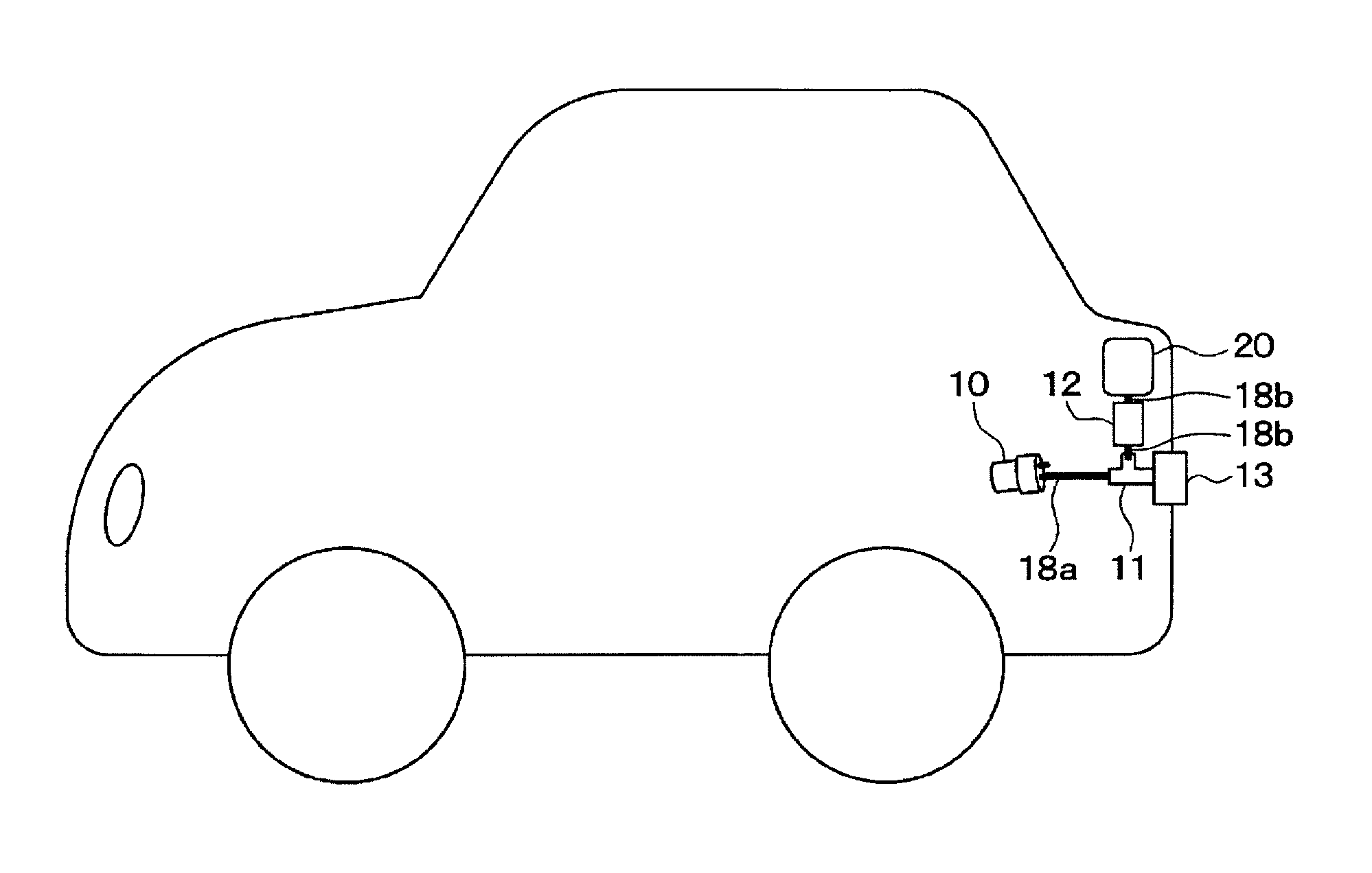 Camera washing device for camera lens