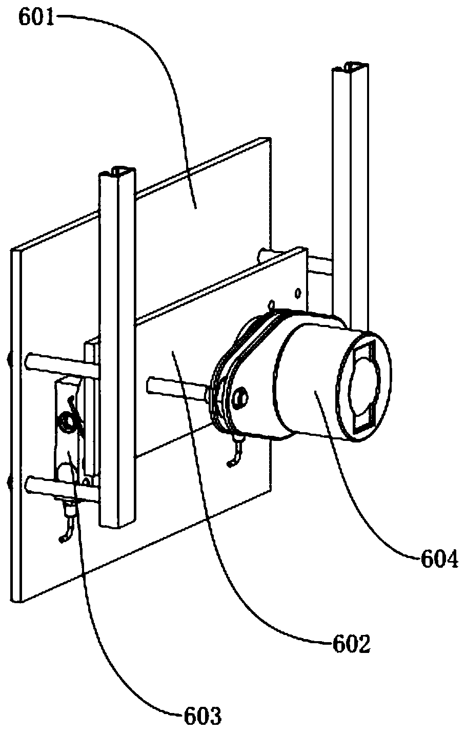 Monorail train contact and non-contact online detection steel beam