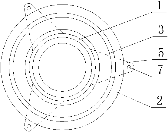 One-time embedded water-stop section for construction engineering drainage and construction method thereof