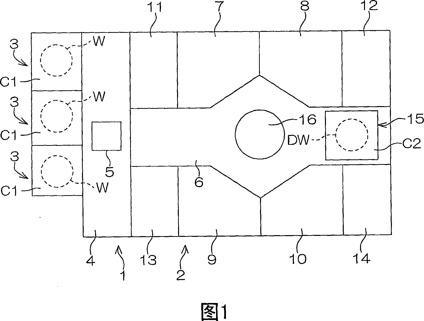 Recovery cup cleaning method and substrate treatment apparatus