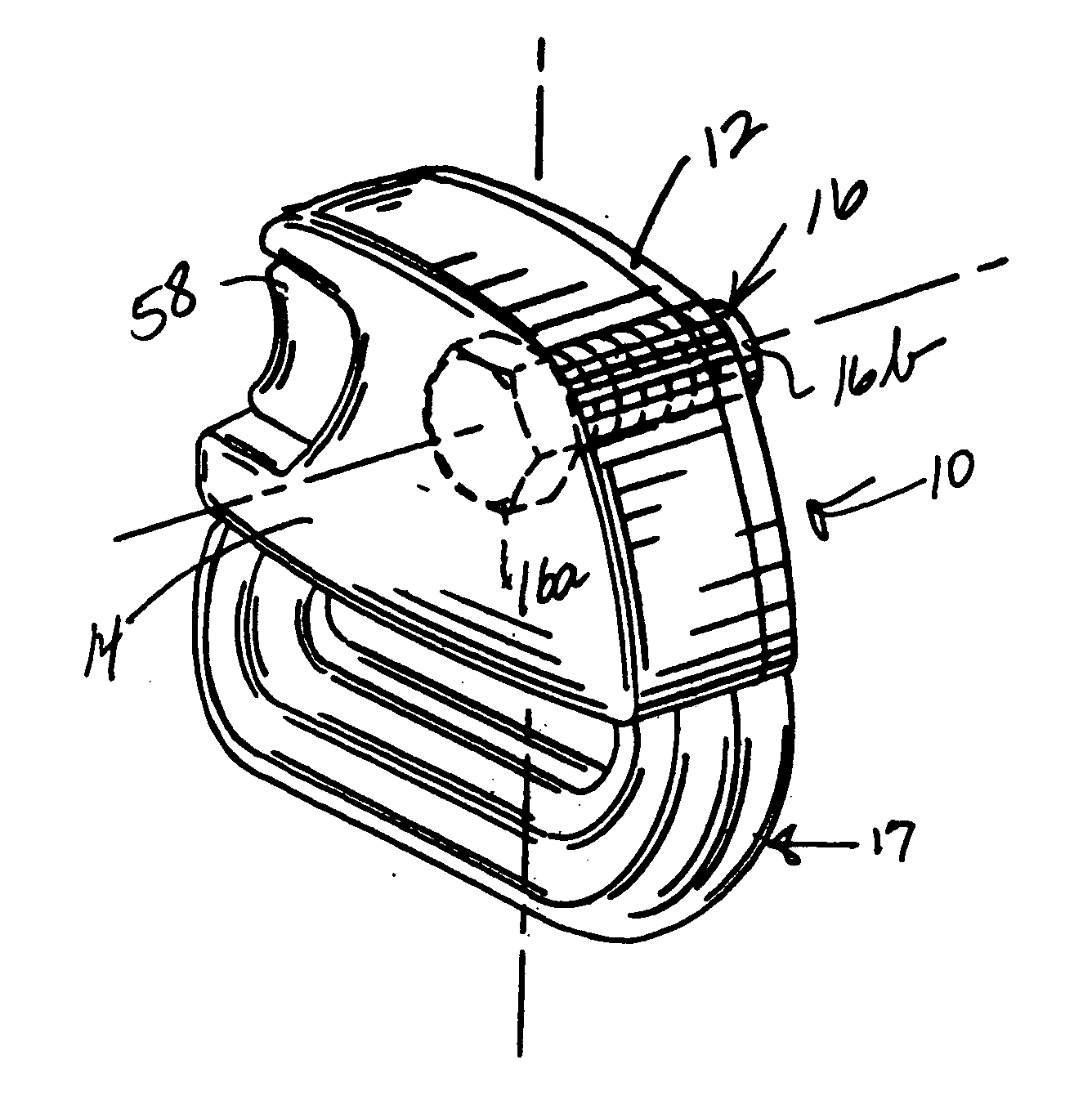 Cover assembly for a guide loop