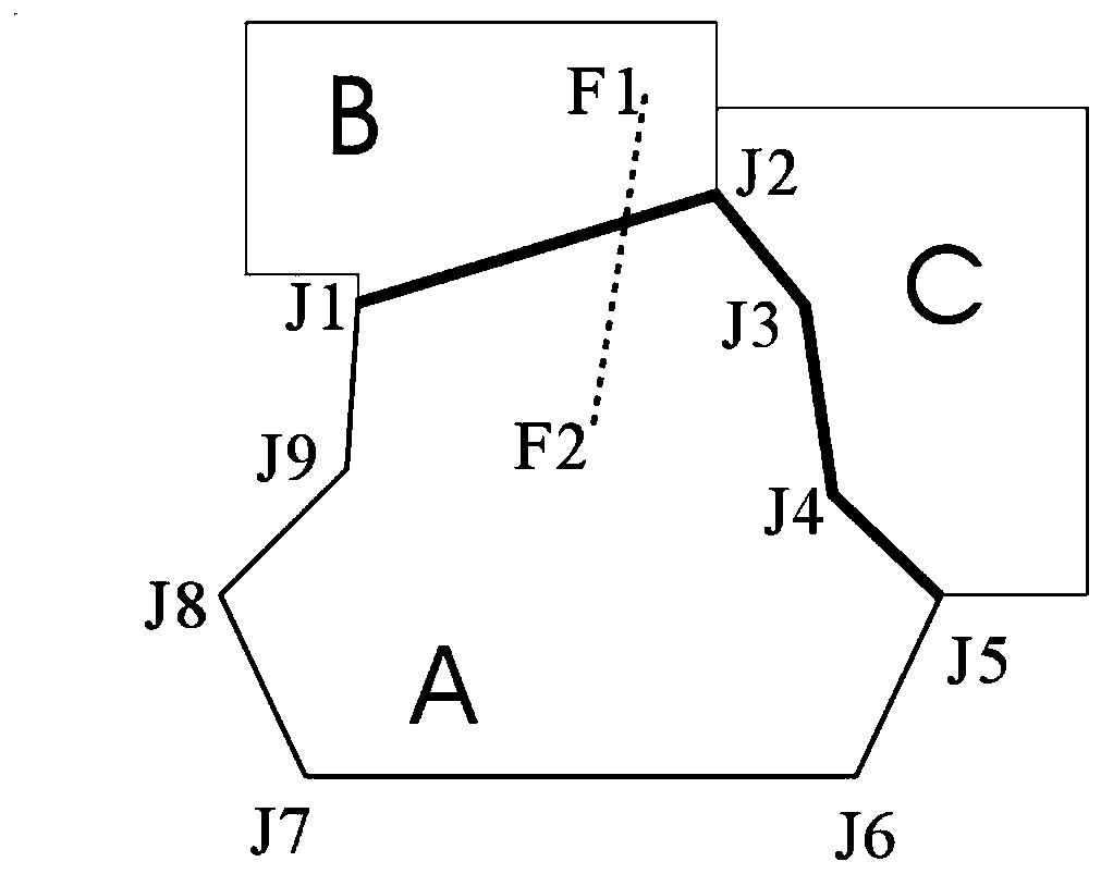 Boundary line position information acquisition method and equipment