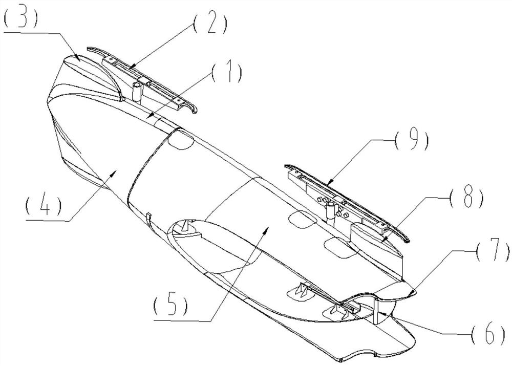 Low-friction, high-resistance-reduction, light-weight and high-strength bobsleigh device and forming method