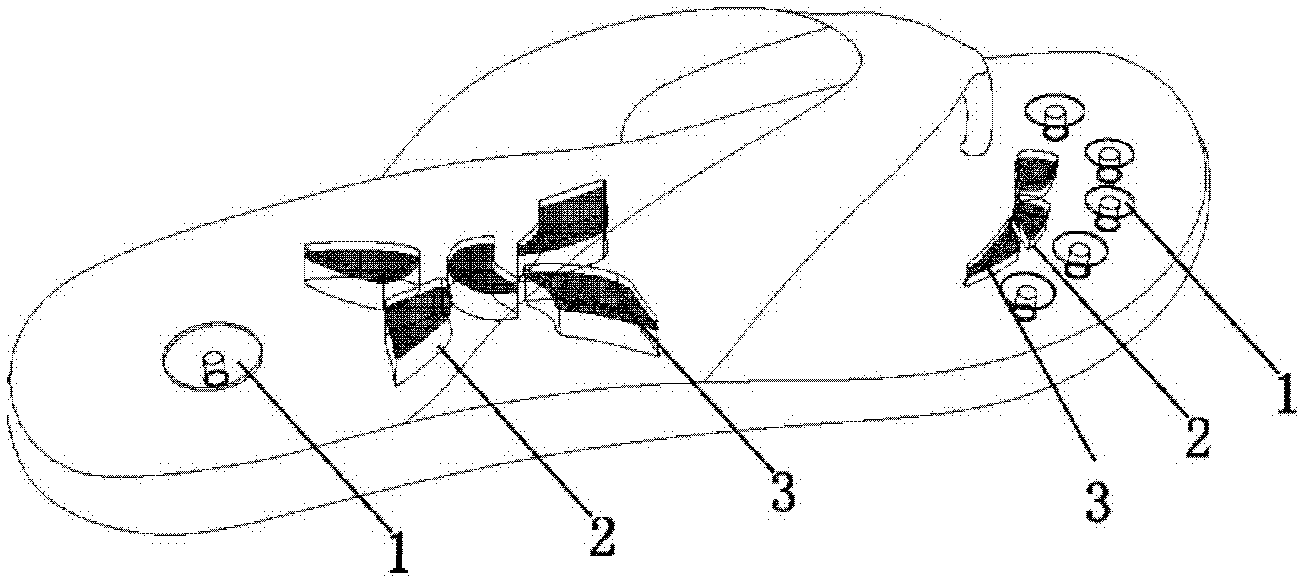 Air-permeable heat-radiation shoe sole