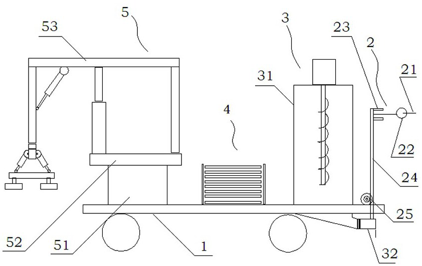 Automatic tiling machine