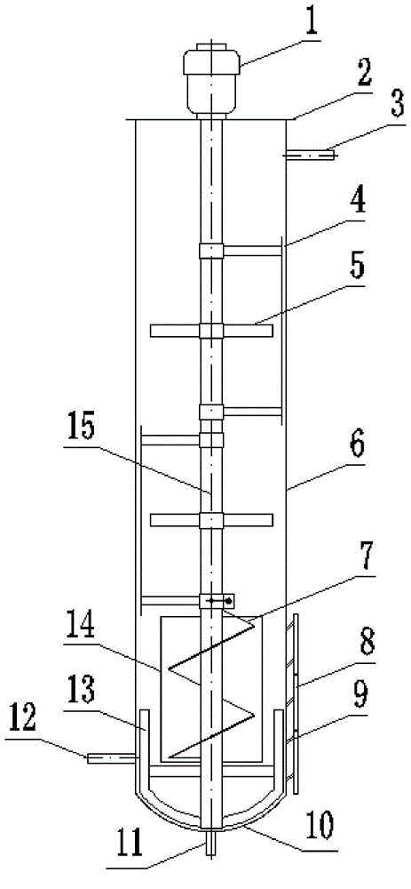 A continuous tower reactor for thermal hydrolysis treatment of sludge