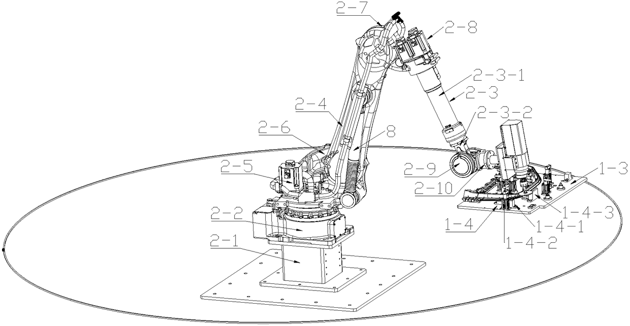 Flexible polishing device and flexible polishing system