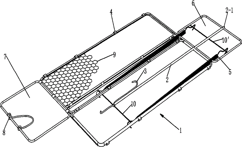 Folding rat trap cage for scientific research