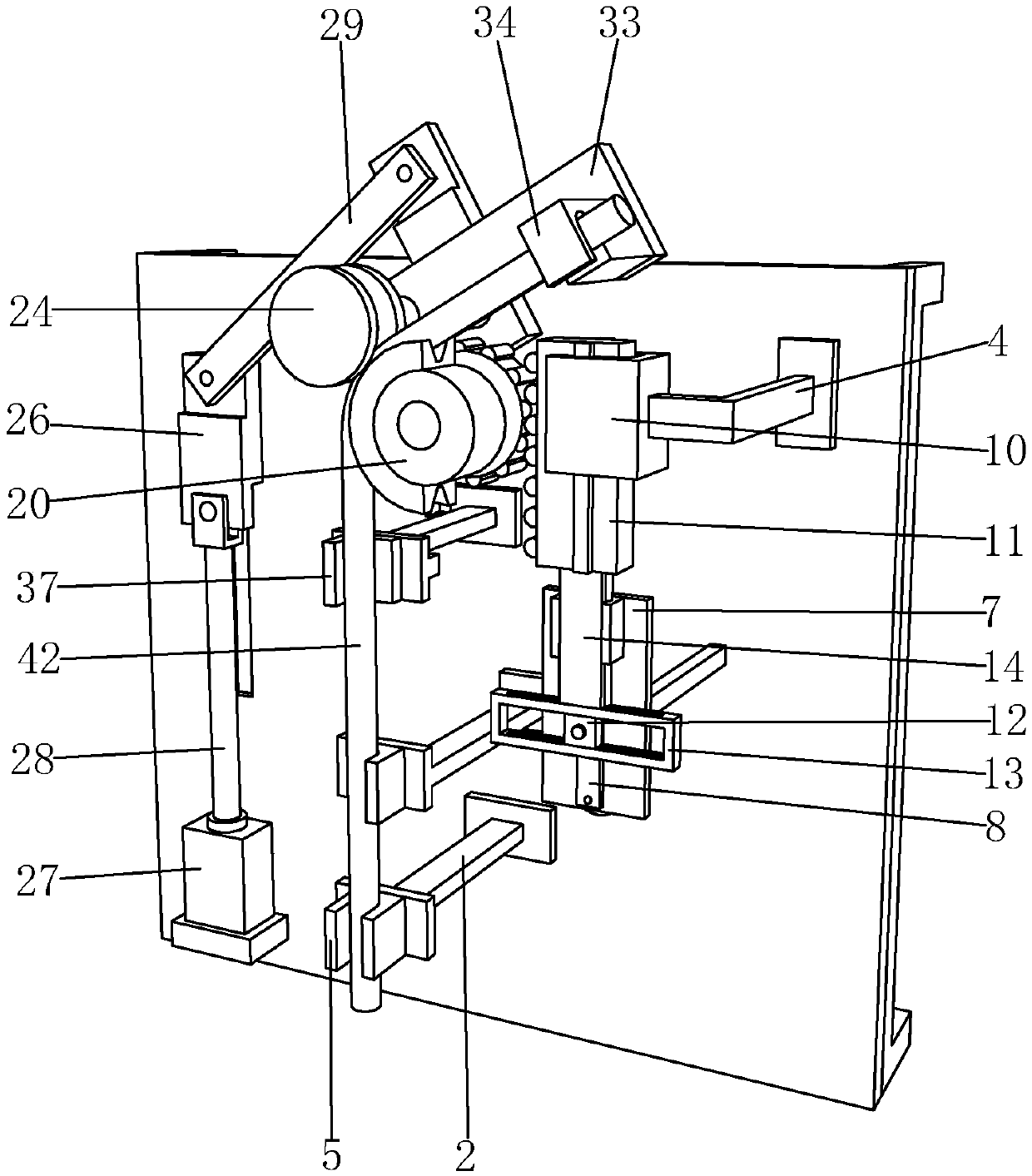 Hardware pipe bending machine