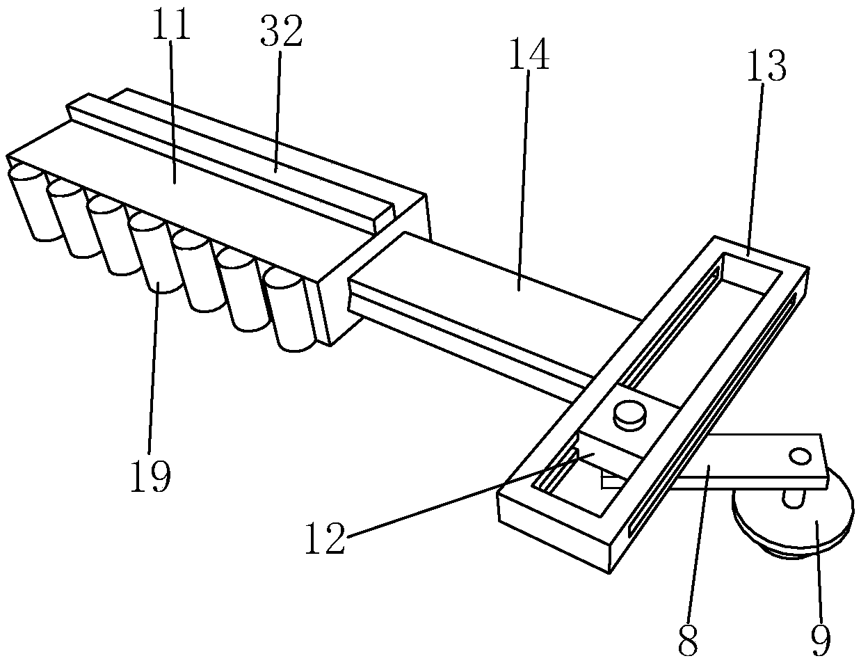 Hardware pipe bending machine