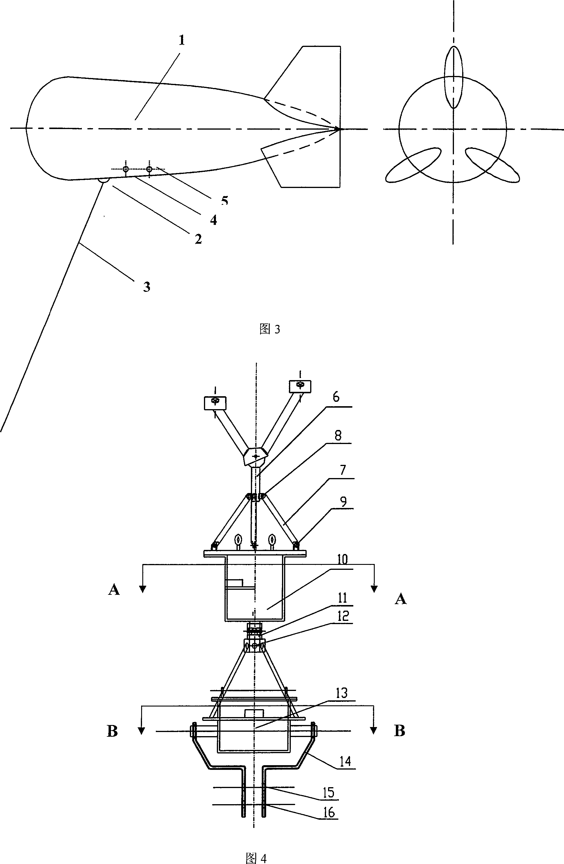 Three-dimesnional visual camera measuring device with large scene based on calibrating technology