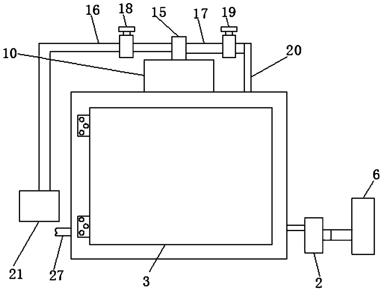 Air circulation system and waste gas recovery device of wood veneer smoking device