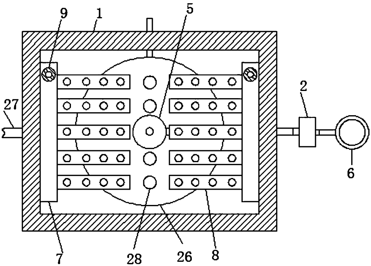 Air circulation system and waste gas recovery device of wood veneer smoking device