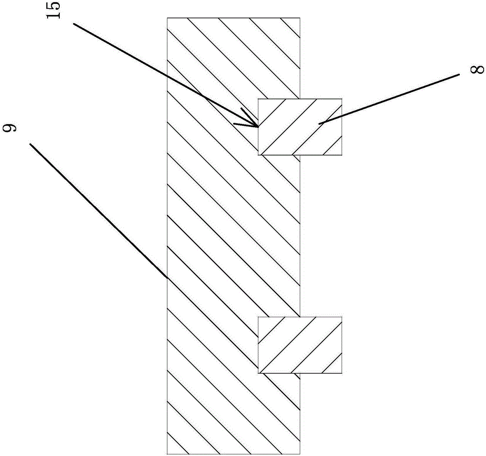 Device for testing sudden pulling of foot-hanging type drawer slide rail