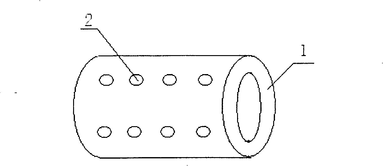 Biodegradable sustained-release medicament stent for TMR and preparation method