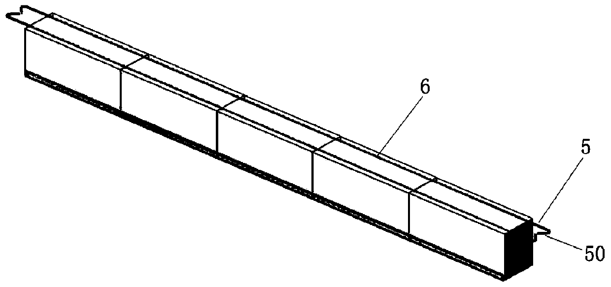 Assembled block wall and hoisting system thereof