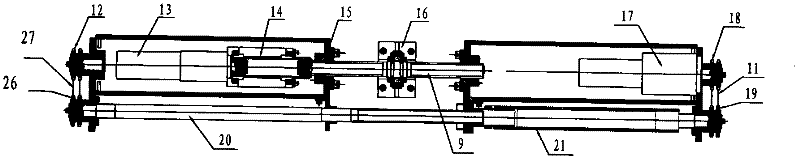 Wheel turning sling of high speed motor train unit