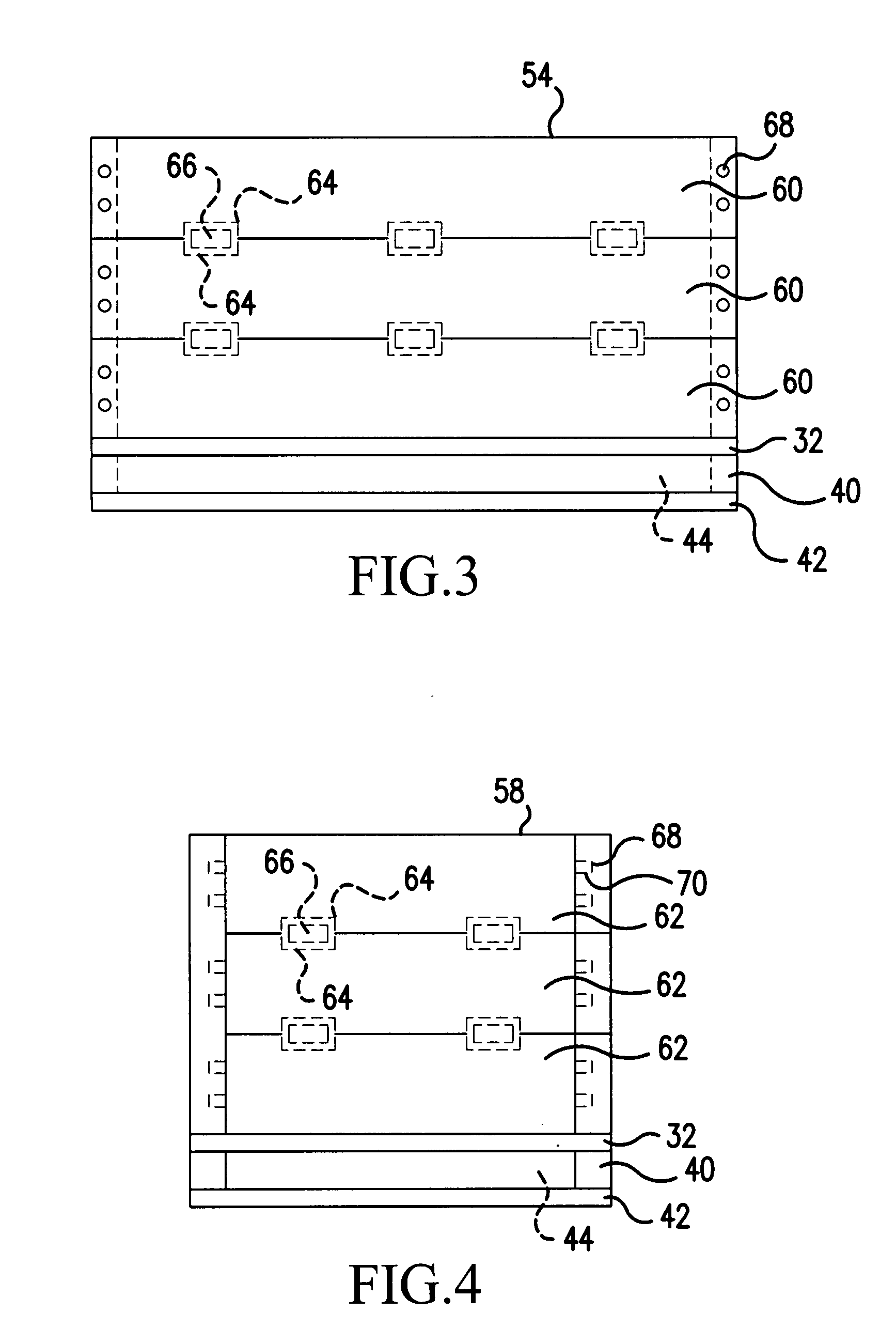 Hearth plate including side walls defining a processing volume