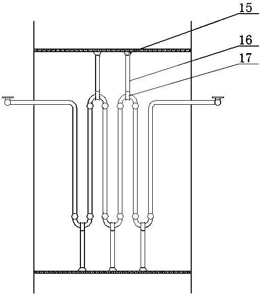 A superheating device for industrial incineration boilers