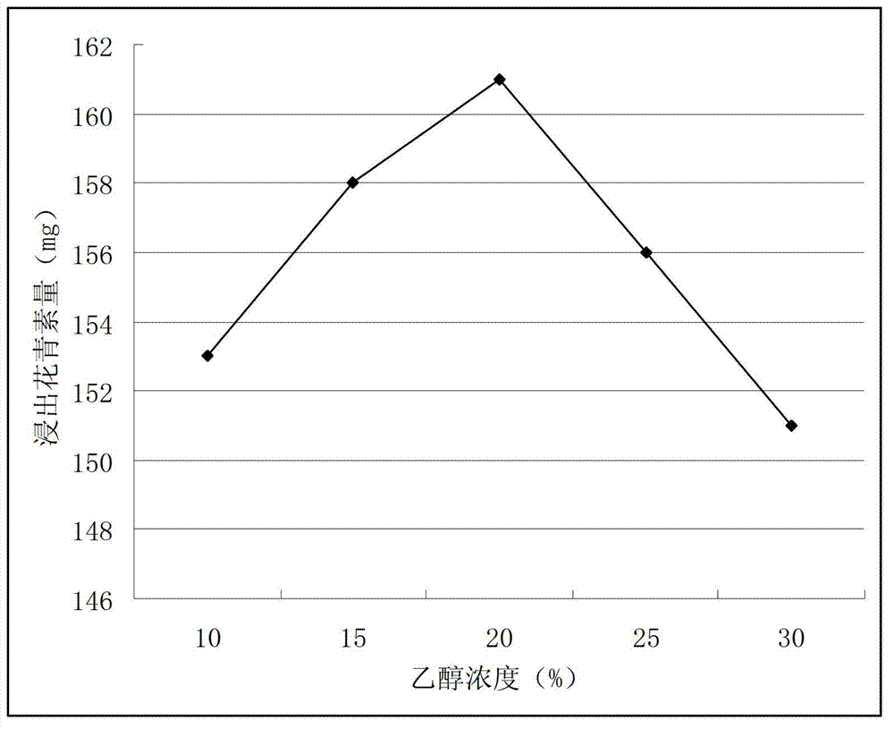 Method for extracting anthocyanin from elderberry fruits