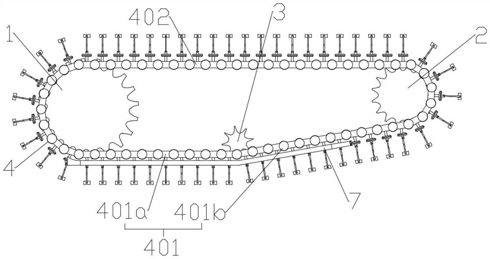 Cloth tensioning mechanism